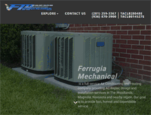 Tablet Screenshot of ferrugiamechanical.com